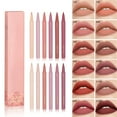 thumbnail image 6 of Matte Liquid Lip Liner, Waterproof Lip Glaze, Long Lasting Matte Lipstick Pen, Smoothed Texture, Sponge Gourd Head Applicator, High Color Rendering, Easy To Apply for All Day Makeup, 6 of 6