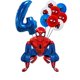 thumbnail image 1 of Decoraciones de fiesta de cumpleaños de SpiderMan para niños, globos de papel de aluminio de látex, tema de araña, suministros para eventos, vajilla desechable, 1 of 5