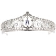 thumbnail image 3 of CIMAXIC Birthday Crown Women Rhinestone Tiara Exquisite bling Crown for Birthday Pageant Party,6.5"X5.51"X1.97", 3 of 4