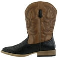 thumbnail image 4 of Roper Mens Bumps Square Toe Cowboy  Mid Calf Boots, 4 of 7