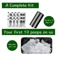 thumbnail image 3 of Extra Large Plus Size Big and Tall Portable Toilet, Ideal as Travel Potty for Car, Trucker or Boat or Porta Potty for Adults, Camp Toilet. Poo Gel and Bags Included. Army Green, 3 of 5
