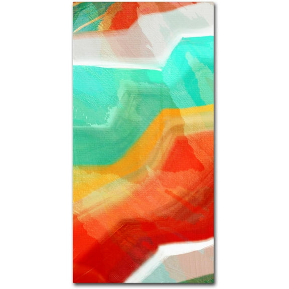 Trademark Fine Art "Angle Impressions II" Canvas Art by Color Bakery