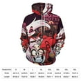 thumbnail image 2 of Hazbin Hotel Hoodie 3D Print Pullover Hooded Long Sleeve Sweatshirts Tops Blouse with Pocket for Mens Womens, 2 of 7