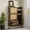 Pomegranate Three Drawer Cabinet, variant on Yeshouse Shoe Cabinet Rattan with 3 Flip Drawers and 4-Tier Shoe Storage Cabinet, Freestanding Shoe Organizer with Adjustable Shelves for Entryway, Closet, Hallway
