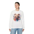 thumbnail image 4 of Unisex Floral Bear Sweatshirt, Animals Sweatshirt, Floral Sweatshirt, Art Design Sweatshirt, 4 of 72