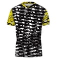 thumbnail image 1 of T-Shirt Mode Été pour Hommes Course en Plein Air Entraînement Physique Sports Séchage Rapide Manches Courtes Col Rond Ample Neutre Imprimé, 1 of 5