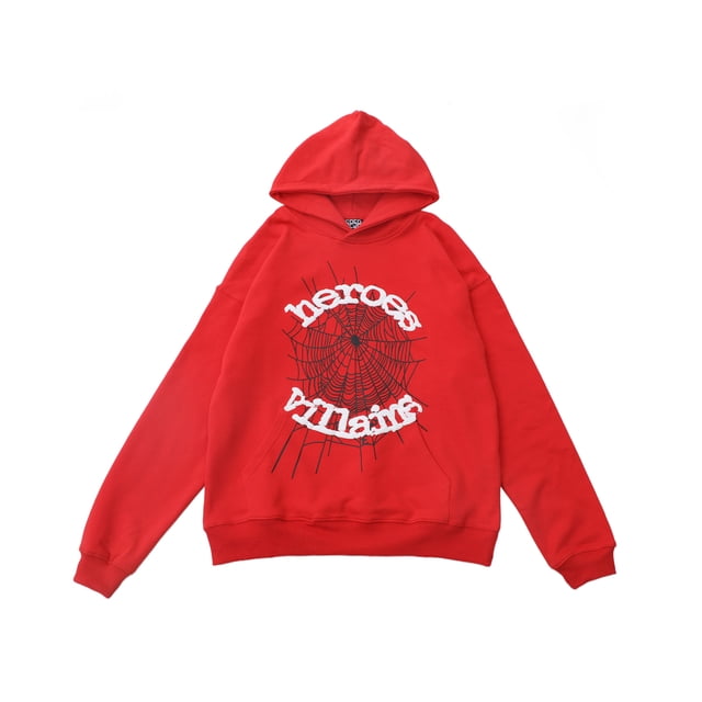 Sudadera con capucha Sp5der, sudadera con capucha con letras de espuma de telaraña americana de alta calidad, traje suelto para hombres y mujeres