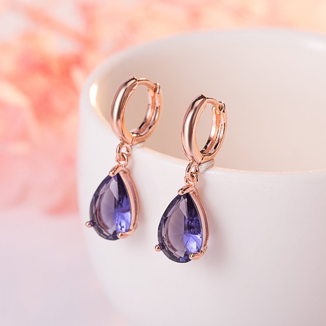 Nuevos pendientes de plata de ley 925 con forma de corazón, circonita AAA a la moda para mujer, exquisitos accesorios de joyería para novia y estudiante, boda