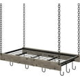 thumbnail image 1 of Hanging Pot Rack Ceiling Wall Mounted Pot Rack for Kitchen Industrial Style Pot Hanger with Hooks Cookware Storage Organizer for Pots and Pans Rustic and TPRBFC, 1 of 7