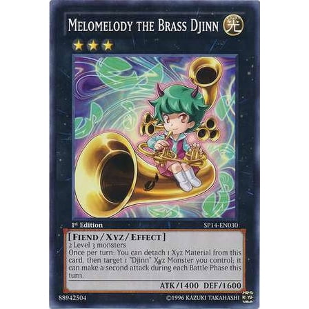YuGiOh Star Pack 2014 Common Melomelody the Brass Djinn SP14-EN030