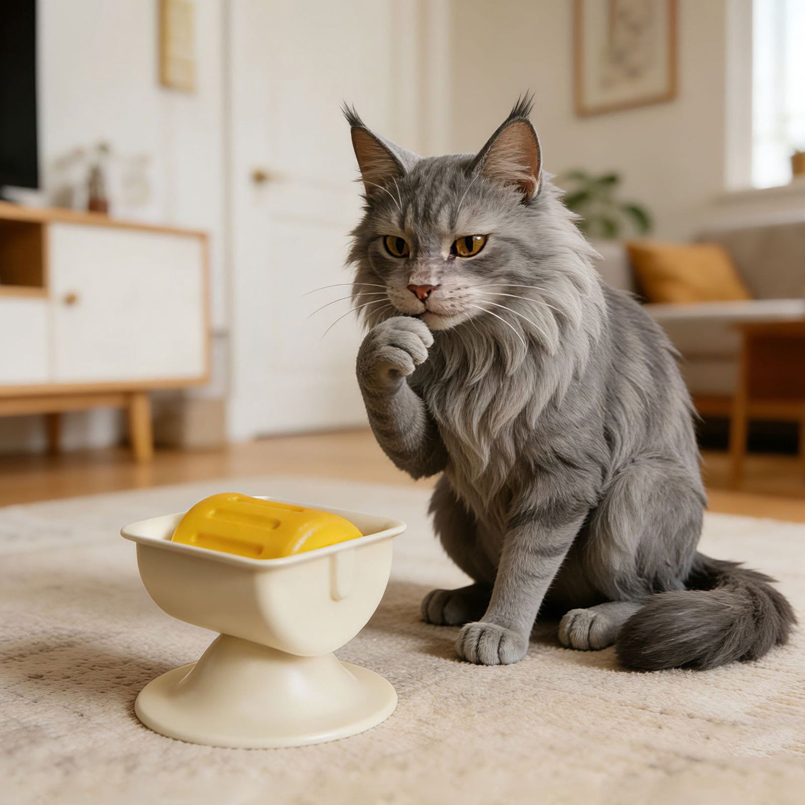 Pet Supplies Slow Feeder Bowls Enhance Digestion for Licking Eating and Post Op Nutrition Support in Cats and Dogs Suitable for Large Medium and Small Breeds