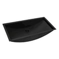 thumbnail image 6 of Ruvati 34 x 14 inch Gunmetal Black Stainless Steel Rectangular Bathroom Sink Undermount, 6 of 8