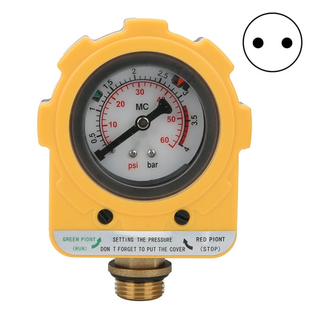 Water Pressure Switch, Water Well Pressure Gauge 060psi/04bar E04