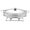 Argent, variant on Chafing Dish Buffet Set Catering Food Warmer for Event Party Banquet Kitchen Argent