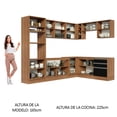 thumbnail image 5 of Cocina Integral Completa Modular Madesa Glamy 479cm MN 01, 5 of 5