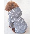 thumbnail image 4 of 1pc Night Reflective Gray Colorful Jacket With Four Legs, Suitable For Dogs And Cats, Suitable For Autumn And Winter, 4 of 5