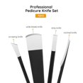 thumbnail image 3 of Juego De Cortadores De Pedicura, Juego De 4 Tijeras Para Uñas En Línea, Pinzas Correctoras, Tijeras Desmaquillantes Con Bolsa De Transporte, Tijeras De Pedicura De Acero Con Alto Manganeso, 3 of 5