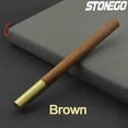 thumbnail image 1 of Senbaida Wood Ballpoint Pen, Rollerball Pen, 0.5mm, Brown Ink, 1 Count, 1 of 6