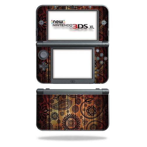 Skin Decal Wrap For Nintendo New 3ds Xl 15 Wooden Floral Walmart Com