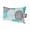 turquoise, variant on Turquoise Grey Sunflowers Outdoor Pillows for Chaise Lounge Chair Waterproof Lumbar Pillows with Insert&Adjustable Strap Beach Headrest Pillow Boho Rustic Floral Vintage Blossom Pool Pillow 11"x16"