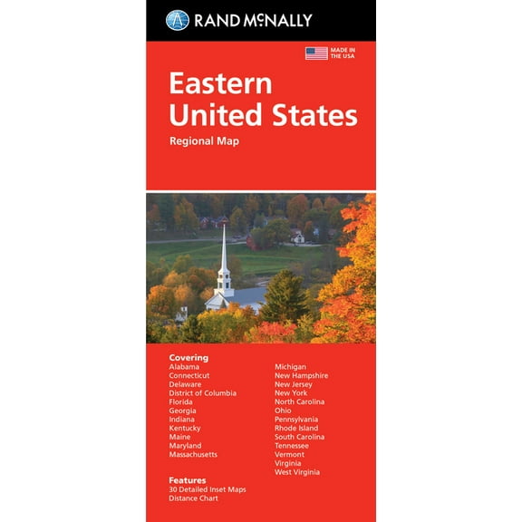 Rand McNally Folded Map: Eastern United States, (Paperback)