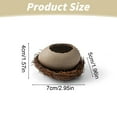 thumbnail image 3 of Iodue Tableware Special Shaped Ceramic Broken Egg Bowl Vase Net Red Barbecue Shop Dessert Bird'S Nest Egg Modeling Bowl Tableware Set Plate, 3 of 4