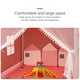 thumbnail image 2 of Hvxrjkn Tienda de Campaña de Princesa Casa de Juguetes, Tienda Play para Niños, Castillo Grande tipi para Niños, Casa de Juegos para Interiores y Exteriores 51,2 x 39,4 x 47,2, Rosa, 2 of 9