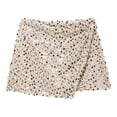 thumbnail image 5 of Ediodpoh Carnival Skirts for Women Beaded Bow Front Party Mini Skirt for Night Out and Festival Celebration Mini Skirt Beige M, 5 of 5