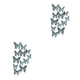 thumbnail image 1 of Cateissary Pared colorida - Decoración decorativa - Belleza simulada para mariposas simuladas Decoración de pared de mariposas coloridas LK12 LK12 verde 2piezas, 1 of 6