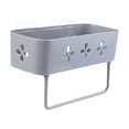 thumbnail image 1 of Kitchen Bathroom Organizer Wall Storage Rack Adhesive Shower Shelf Basket Toiletries Storage Holder, 1 of 9