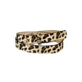 thumbnail image 1 of Cinturón de piel sintética con estampado de leopardo para mujeres INSPIRE CHIC, cinturones casuales para jeans y pantalones camello, 1 of 4