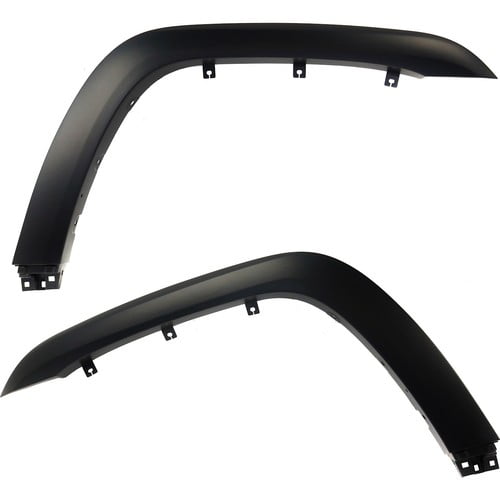 Fender Flares Set For 2014-2018 Toyota 4Runner Front Primed Plastic Bolt-on 2Pc