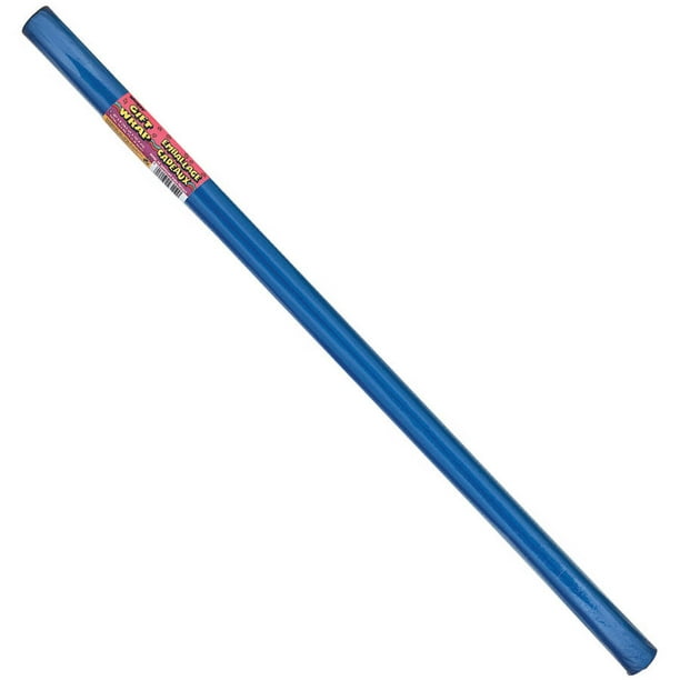 Solid Royal Blue Gift Wrapping Paper Roll, 5ft x 30in