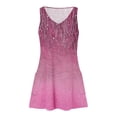 thumbnail image 4 of Vestidos de Verano con Cuello en V para Mujeres 2025 Casual con Bolsillos Boho Beach Camisetas Vestido Tanque Suelto, 4 of 8