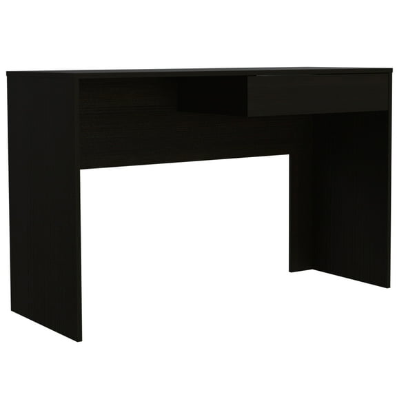Xukmct Computer Desk with 1 Drawer, Perfect for Living Room, Office, Black