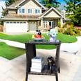 thumbnail image 2 of Clear tempered glass coffee table / Bring modern style to patio, 2 of 5