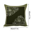 thumbnail image 2 of Primavera Verano Hojas Fundas de almohada Funda de cojín de algodón suave 45x45cm para sofá cama Sofá interior exterior Home Decor 1 pack, 2 of 5