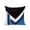 Blue, variant on 1 Pack Outdoor Throw Pillow, Abstract Blue Black Waterproof Pillow with Insert Included, Modern Geometric Color Blocks Decorative Accent Cushion Sofa Pillows for Patio Porch, 16 x 16 In