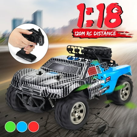 1:18 100M Remote Control 55KM/H RC Car Monster Truck Buggy Rock Crawlers High Speed Off-Road Vehicle Powerful