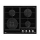 thumbnail image 1 of Parrilla de gas de 60 cm (24 pulgadas) Teka GZC 64320 XBB para empotrar de 4 quemadores en cristal cerámico negro, 1 of 2