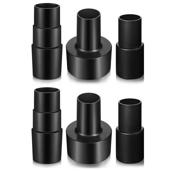 6 Pieces Universal Vacuum Hose Adapter Wet Dry Converter Reducer Attachments for Cleaner