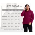 thumbnail image 5 of Cueply Women's Plus Size Hoodie Pullover Sweatshirt Long Sleeve Casual Hooded Sweatshirt with Kangaroo Pocket Fall Winter Tops, 5 of 8