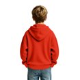 thumbnail image 2 of YOUYEDIAN Boys 1/4 Zip up Hoodie Casual Long Sleeve Waffle Hooded Sweatshirt, 2 of 4