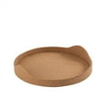thumbnail image 5 of BIDK Home Large Round Cork Decorative Tray - 16.25" - Beige, 5 of 5