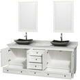 thumbnail image 7 of Wyndham Collection Wcv800080dwhcmovm24 Acclaim 80" Free Standing Vanity Set - Pyra Bone, 7 of 7