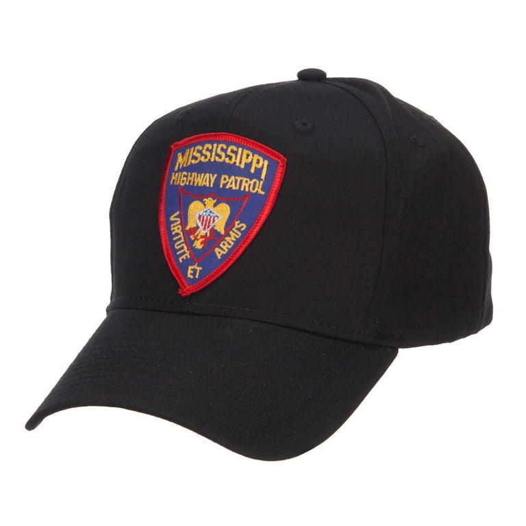 Mississippi State Highway Patrol Patched Cap Black OSFM Walmart
