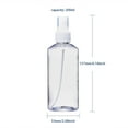 thumbnail image 2 of 1pc 200ml Refillable PET Plastic Spray Bottles Empty Pump Bottles for Liquid Clear 5.3x15.7cm Capacity: 200ml(6.76 fl. oz), 2 of 5