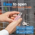 thumbnail image 3 of Luggage Lock Forge de doble apertura aprobado por la TSA (rosa, paquete de 2), 3 of 8