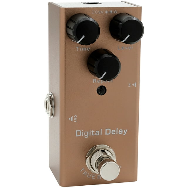 MasteelfCA Analog Delay Electric Guitar Effects Pedal Metal Single Type True Bypass (Digital Delay)