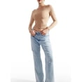 thumbnail image 2 of Gupgi Women Slim Crop Tops Solid Color Long Sleeve T-Shirts Casual Basic Tees, 2 of 5
